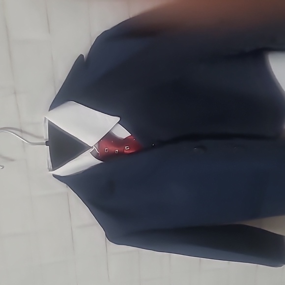 #1 - NWT Boys Navy 5 piece suit by Lito - Picture 2 of 4